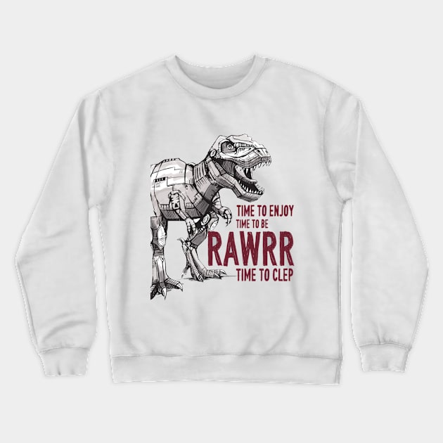 Time to enjoy Crewneck Sweatshirt by FunnyHedgehog